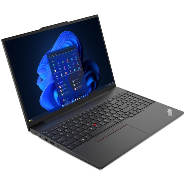 Lenovo ThinkPad E16 Gen 2 (AMD) AMD Ryzen™ 5 7535U Laptop 40.6 cm (16") WUXGA 8 GB DDR5-SDRAM 256 GB SSD Wi-Fi 6E (802.11ax) Windows 11 Pro English Black New Repack/Repacked - Image 3