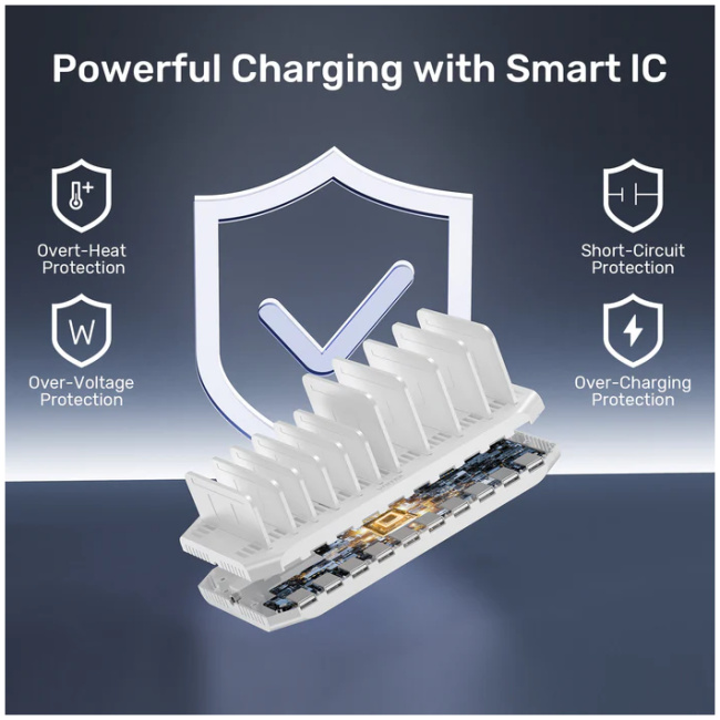 Unitek Charge Station 60W 10-Port 10x2.4A Y-2190D - Image 9