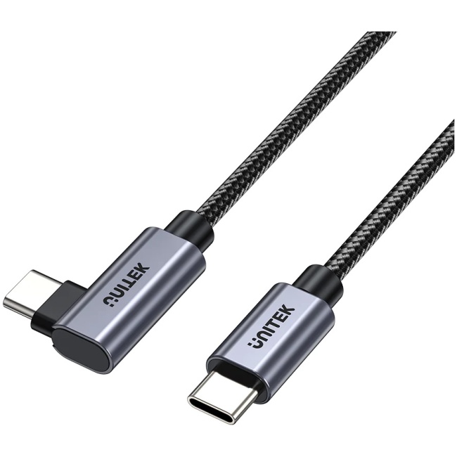 Unitek MC USB-C Cable PD100W L-Shape 1.0m C14123BK-1M - Image 9