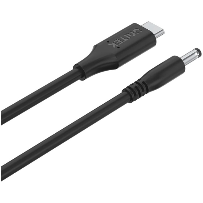 Unitek UCL USB-C to DC Cable 1.8m 65W for Lenovo 4.0x1.7mm C14118BK - Image 2
