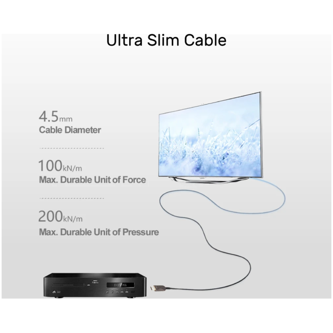 Unitek Y-C1028BK UltraPro HDMI V2.0 Active Optical Cable 10m - Image 5