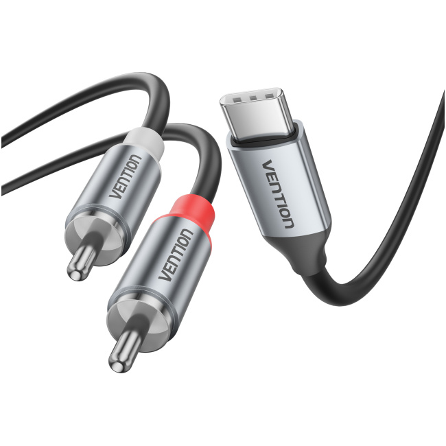 Vention AUDIO CONVERTER USB-C to 2RCA Male Cable 2.0m BIKHH - Image 2