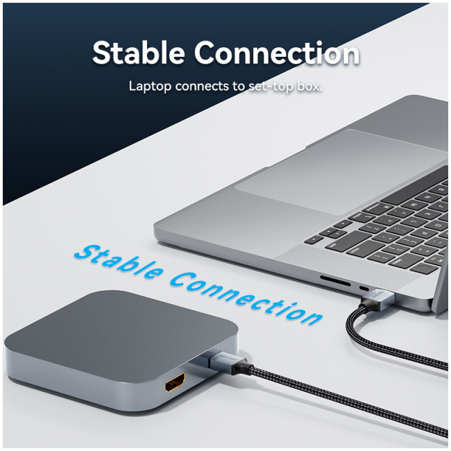 Vention Cable USB-A 3.0 M-M Braided 1.5m CTSHG - Image 2