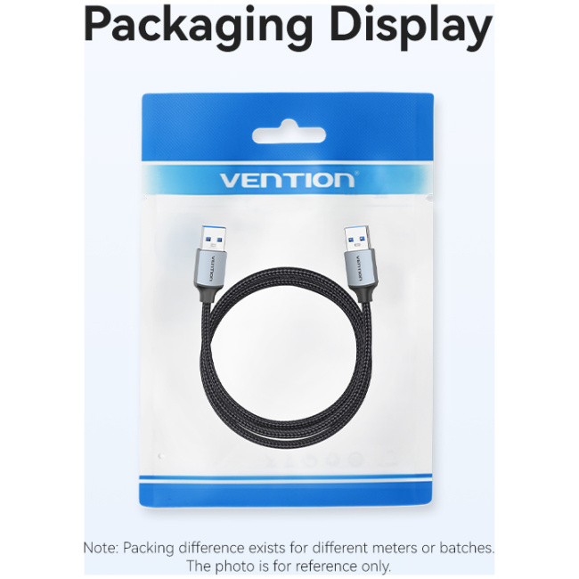 Vention Cable USB-A 3.0 M-M Braided 1.5m CTSHG - Image 9