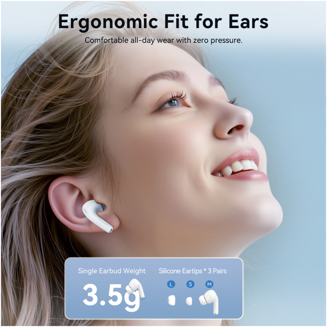 Vention Earphones BT TWS InEar ECHO LITE E11 Plus White NBVW0-Plus - Image 8