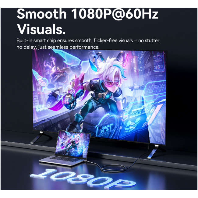 Vention HDMI-A Male to VGA Male Cable 3.0m Black ABMBI - Image 10