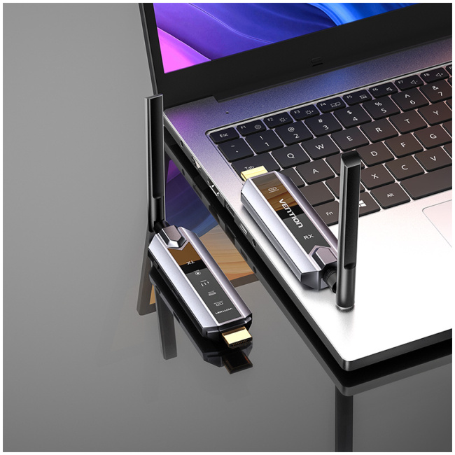 Vention ADPH0-2 Full HD Wireless HDMI Kit 1x Transmitter (Source) to 2x Receivers (Displays) - Image 2
