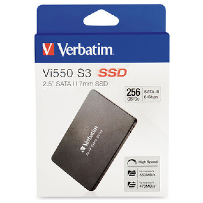 Verbatim SSD Internal VI550 S3 2.5" 256GB - Image 4