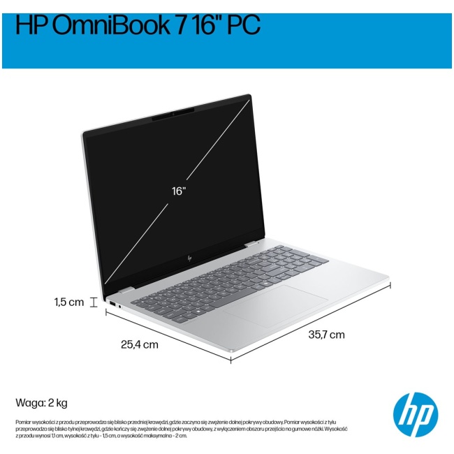 niBook 7 16-az0222nw Intel Core 5 210H Laptop 40.6 cm (16") 2K Display 16 GB DDR5 SDRAM 512 GB SSD Wi-Fi 6E (802.11ax) Windows 11 Home Silver - Image 6
