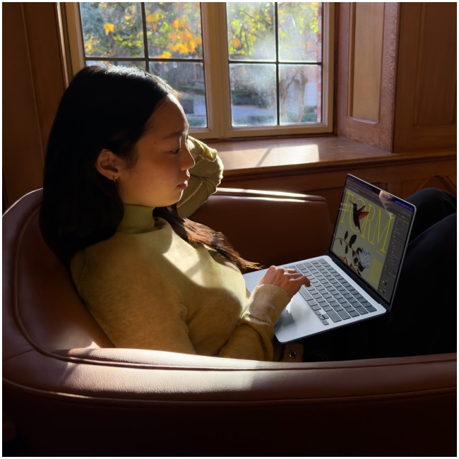 Apple MacBook Air Apple M M5 Laptop 34.5 cm (13.6") 16 GB 512 GB SSD Wi-Fi 7 (802.11be) macOS Tahoe Navy - Image 3