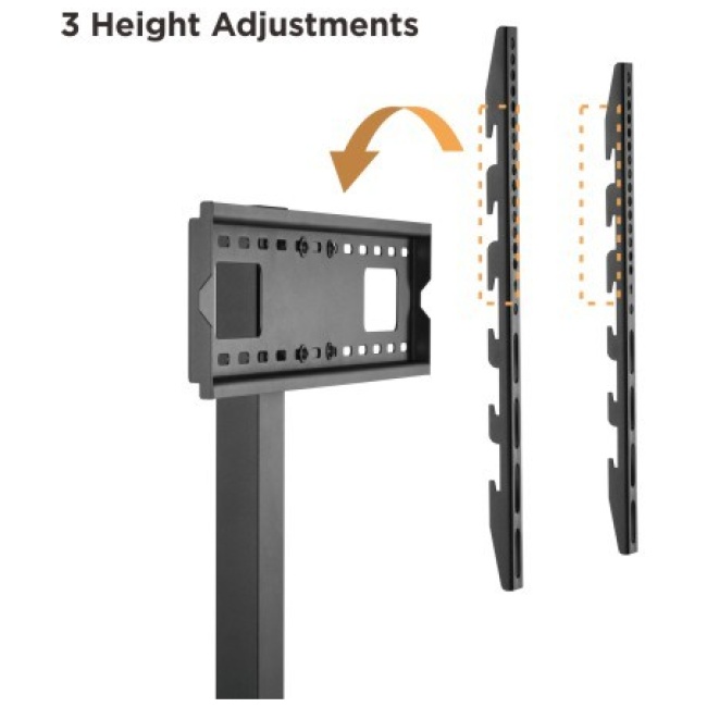 Brateck FS32-46W TV Trolley with Shelf 60x40 1.53m 40kg - Image 3