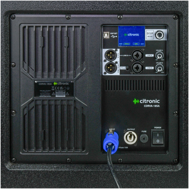 Citronic CORVA-18SA 18'' Active Subwoofer 4000W with DSP 178.928UK - Image 4