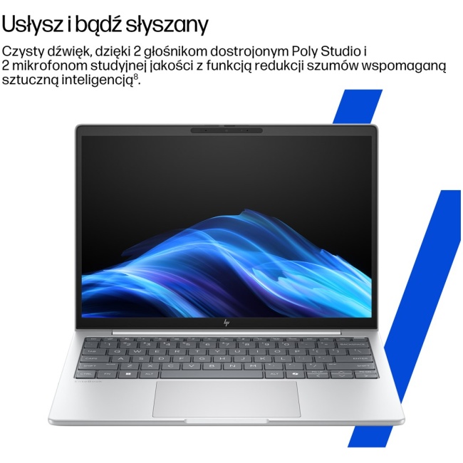 HP EliteBook 8 G1i Ultra 5 225U 16"WUXGA 400nits LBL AG 16GB DDR5 5600 SSD512 Intel® Arc™ Cam 5M+IR+ISP 62Wh W11Pro Aluminium Glacier Silver 3Y OnSite - Image 4
