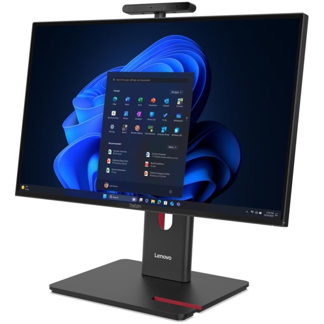 Lenovo ThinkCentre M90a G6 Ultra 7 265 23.8" FHD Touch IPS 120Hz 250 nits LBL AG 32GB DDR5 5600 1TB SSD Intel Graphics 5.0MP camera + IR vPro Windows 11 Pro Black 3-year On-site warranty - Image 3