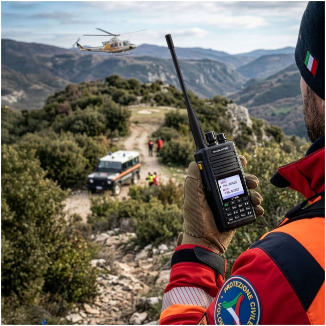 Midland Radio Amateur VHF/UHF 10W IP67 3600mAh CT990-EBR - Image 4