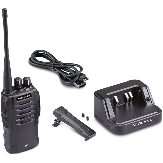 Midland Radio DMR/PMR Digital/Analogue Radio D10 (50 hr battery) (Single) - Image 11