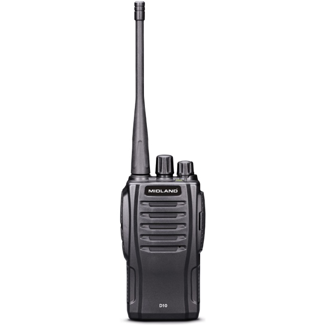 Midland Radio DMR/PMR Digital/Analogue Radio D10 (50 hr battery) (Single)
