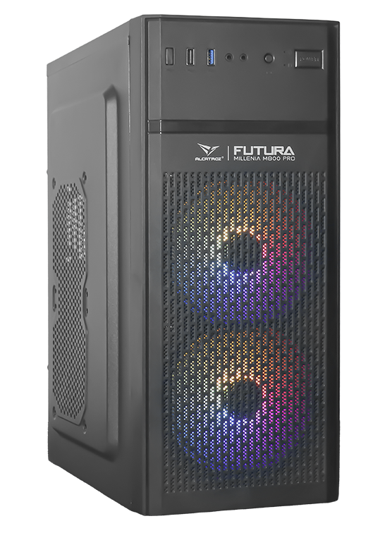 Alcatroz PC Case M-ATX FUTURA MILLENIA ECO M800 PRO with 250W PSU Alcatroz PC Case M-ATX FUTURA MILLENIA ECO M800 PRO with 250W PSU - Image 1