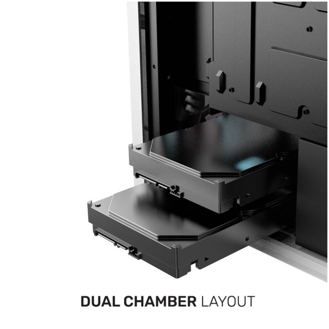 Armaggeddon Gaming Case ATX 3xARGB TRITRON 3 White - Image 6