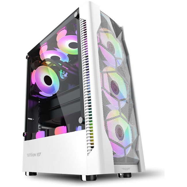 Armaggeddon Gaming Case ATX 3xARGB TRITRON 3 White