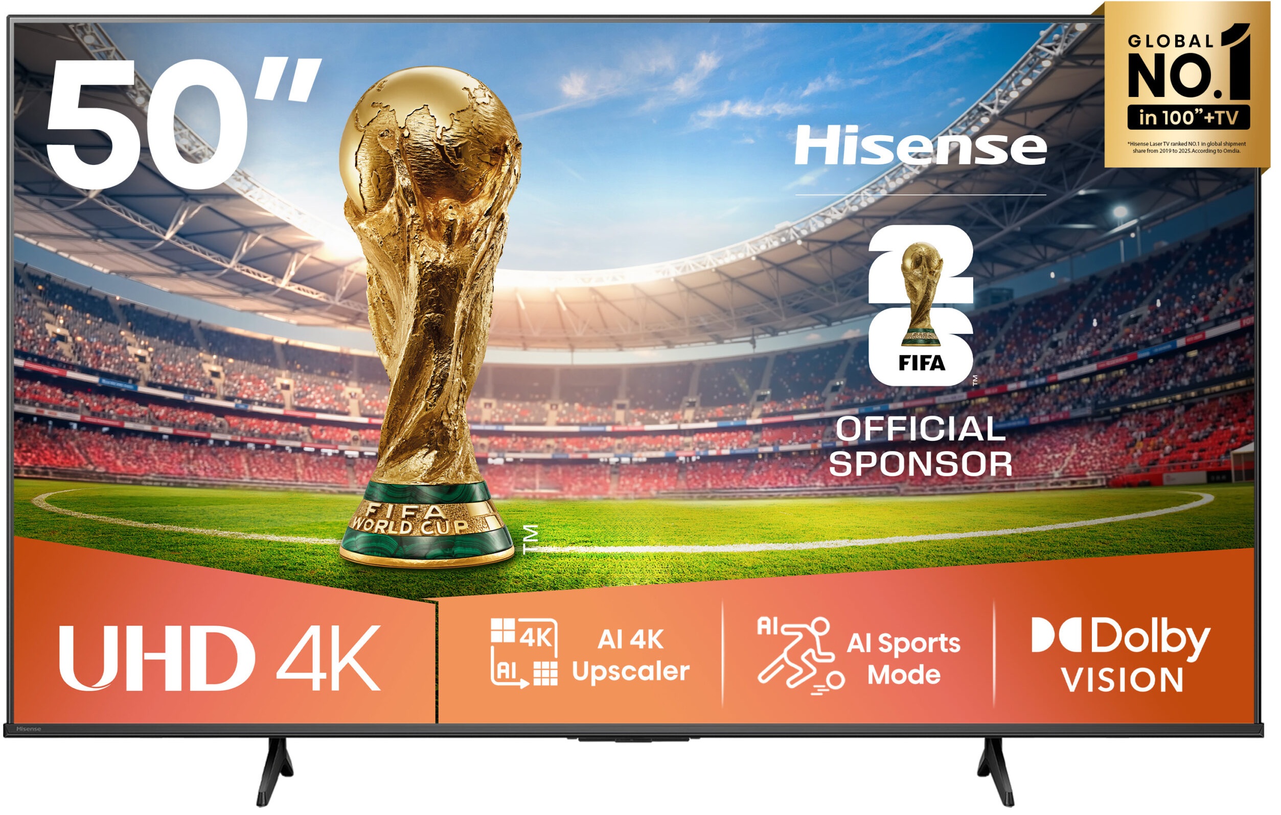 Hisense 50A6Q 50'' 4K Smart LED TV Hisense 50A6Q 50'' 4K Smart LED TV - Image 1