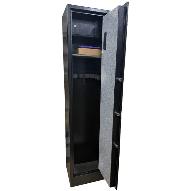 NETPRO Safe Box Gun Cabinet with Fingerprint, Code & Key 145x35x30cm NP-GSB - Image 2
