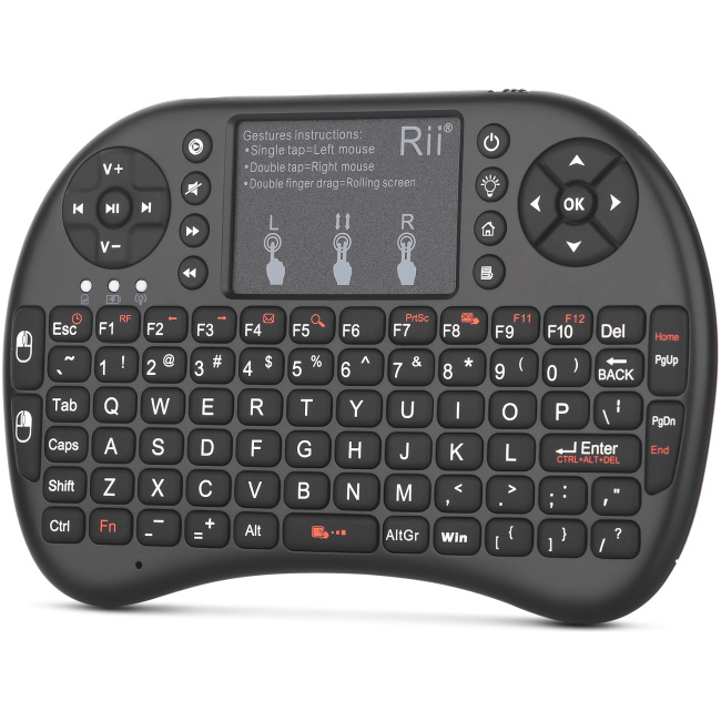 Rii Mini Keyboard Wireless 2.4GHz with Touchpad i8+ - Image 2