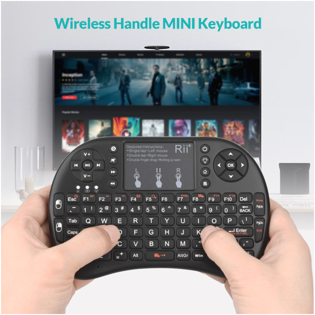 Rii Mini Keyboard Wireless 2.4GHz with Touchpad i8+ - Image 8