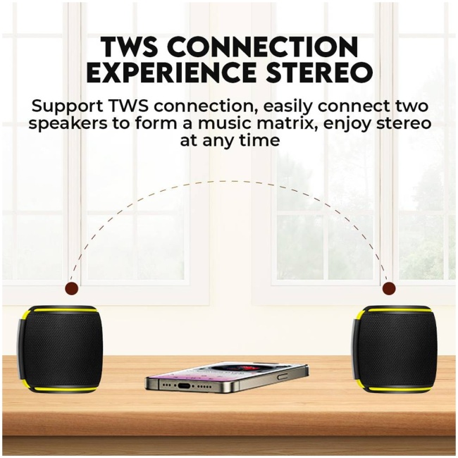 SonicGear Portable Speaker TWS BT/USB/FM/RGB IPX5 10W SONICGO! BOOM 2 - Image 7