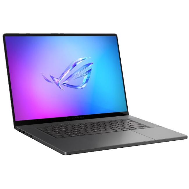 ASUS ROG Zephyrus G16 GU605CW-U9322W Ultra 9 285H 16" 2.5K OLED 240Hz 32GB LPDDR5X 7467 2TB SSD GeForce RTX 5080 16GB Wi-Fi + Bluetooth 1080p IR camera 90Wh battery Windows 11 Eclipse Grey
