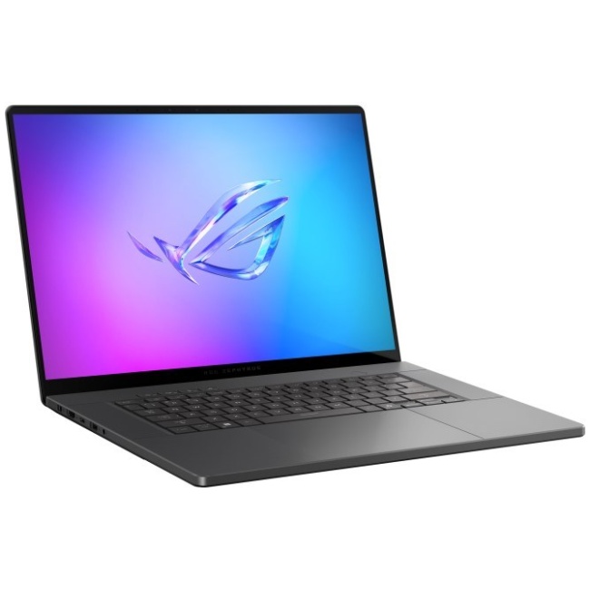 ASUS ROG Zephyrus G16 GU605CW-U9322W Ultra 9 285H 16" 2.5K OLED 240Hz 32GB LPDDR5X 7467 2TB SSD GeForce RTX 5080 16GB Wi-Fi + Bluetooth 1080p IR camera 90Wh battery Windows 11 Eclipse Grey