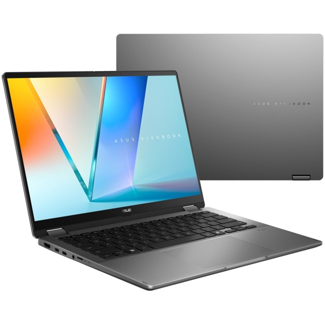 ASUS Vivobook 14 Flip TP3407SA-SG146W Ultra 5 226V 14.0" WUXGA Touchscreen 60Hz 300 nits AG 16GB LPDDR5X 512GB SSD Intel Arc Graphics FHD Webcam 70Wh Windows 11 Matte Grey