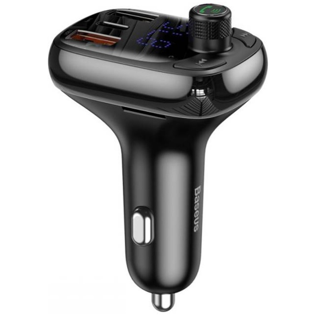 Baseus S13 Car FM Transmitter-Charger 36W USB/BT/SD - Image 2