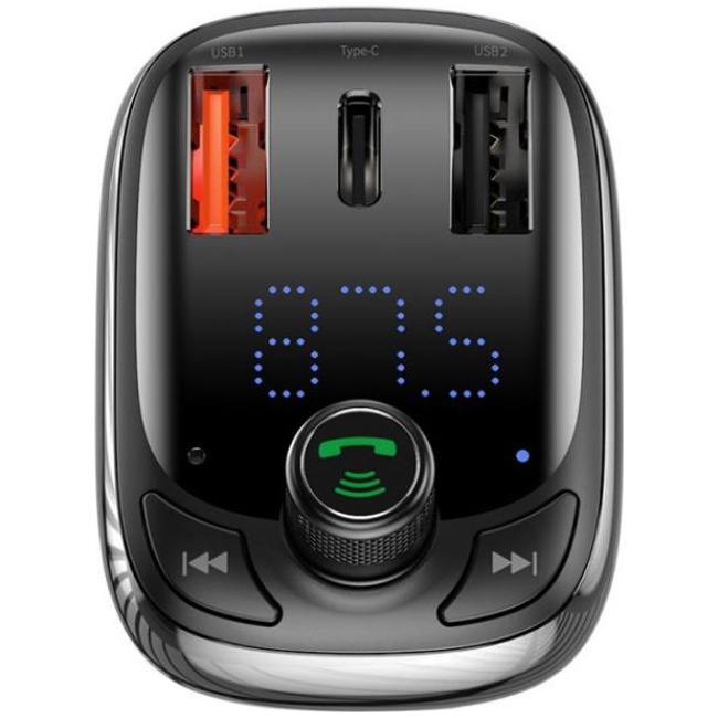 Baseus S13 Car FM Transmitter-Charger 36W USB/BT/SD - Image 5