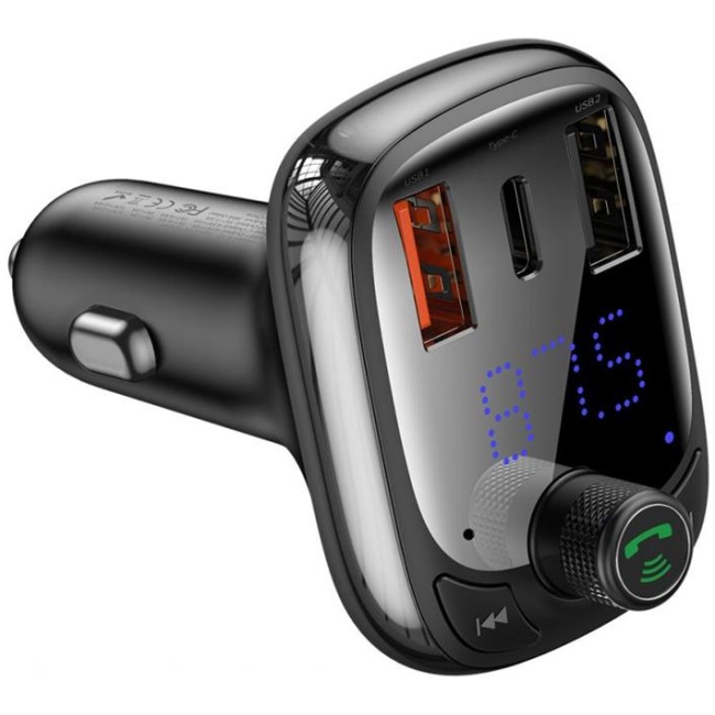 Baseus S13 Car FM Transmitter-Charger 36W USB/BT/SD - Image 6