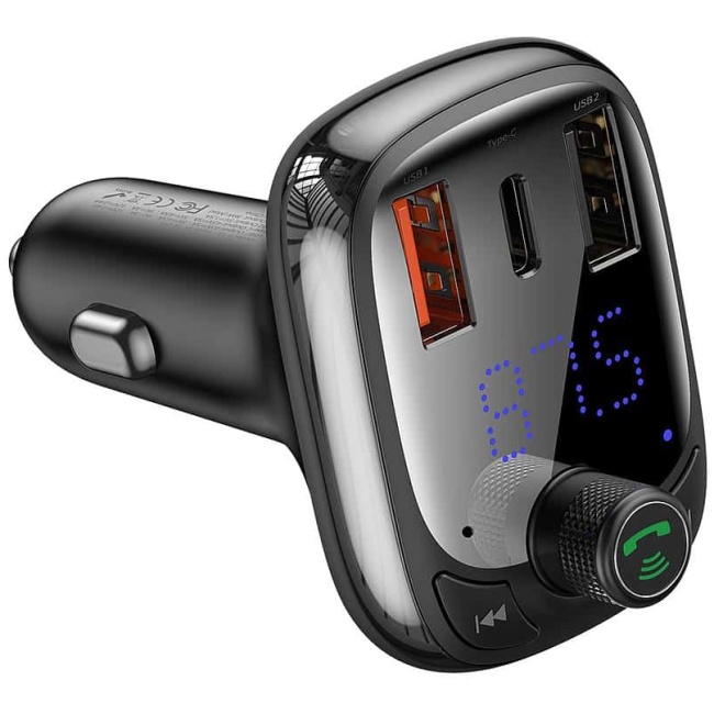Baseus S13 Car FM Transmitter-Charger 36W USB/BT/SD