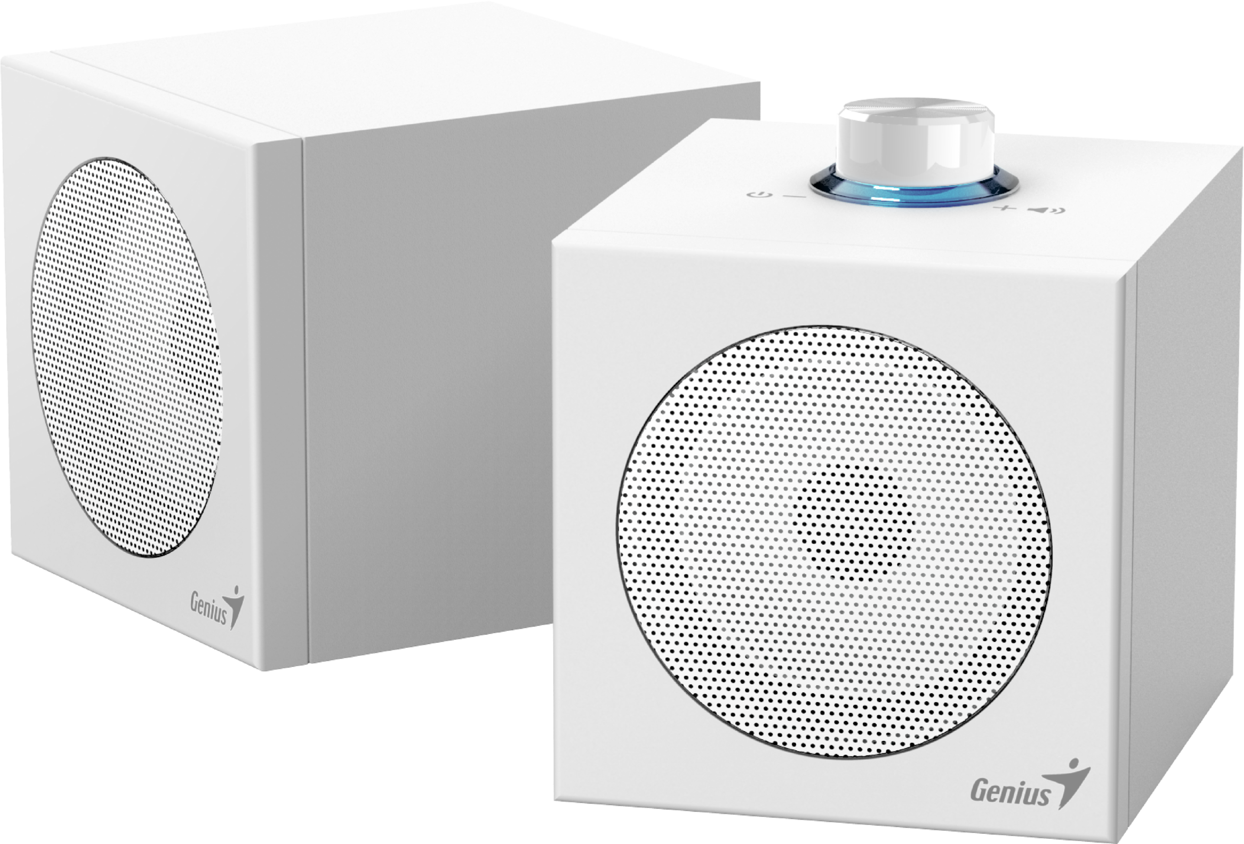 Genius PC Speakers 2.0 USB Audio 4W RMS USB-A+C SP-HF300U White Genius PC Speakers 2.0 USB Audio 4W RMS USB-A+C SP-HF300U White - Image 1