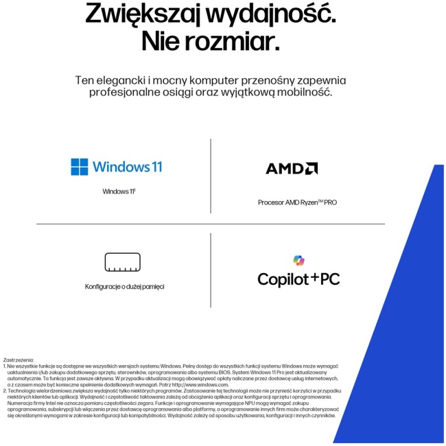 HP ZBook 8 G1ak Copilot+ PC AMD Ryzen AI 7 PRO 350 Mobile workstation 35.6 cm (14") WUXGA 16 GB DDR5-SDRAM 1 TB SSD Wi-Fi 7 (802.11be) Windows 11 Pro AI Workstation, AI PC Silver - Image 4
