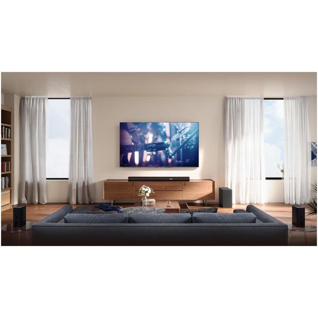 Hisense Soundbar AX5100Q 5.1 Ch, 580W, Hi-Concerto, Dolby Atmos, DTS:X, Semi wireless rear surround speakers - Image 5