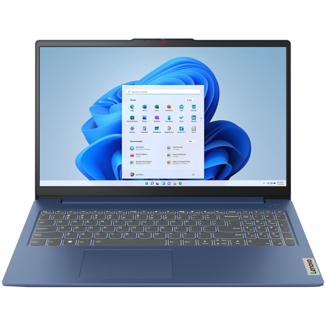 Lenovo IdeaPad Slim 3 15IRU8 i3-1315U 15.6" FHD IPS 300nits AG 8GB LPDDR5-4800 SSD512 Intel UHD Graphics 47Wh Win11 Abyss Blue