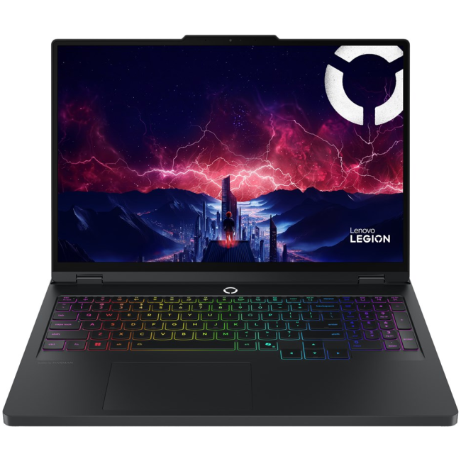 Lenovo Legion Pro 5 16ADR10 AMD Ryzen™ 7 8745HX Laptop 40.6 cm (16") WQXGA 32 GB DDR5-SDRAM 1 TB SSD NVIDIA GeForce RTX 5060 Wi-Fi 6 (802.11ax) NoOS Black