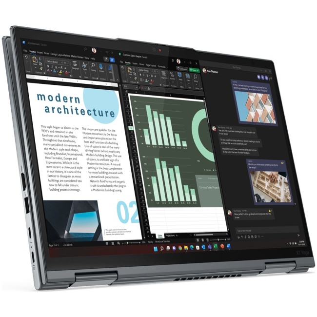 Lenovo ThinkPad X1 Yoga Gen 8 Intel® Core™ i7 i7-1365U Hybrid (2-in-1) 35.6 cm (14") Touchscreen WUXGA 32 GB LPDDR5-SDRAM 512 GB SSD Wi-Fi 6E (802.11ax) Windows 11 Pro English Grey New Repack/Repacked - Image 4