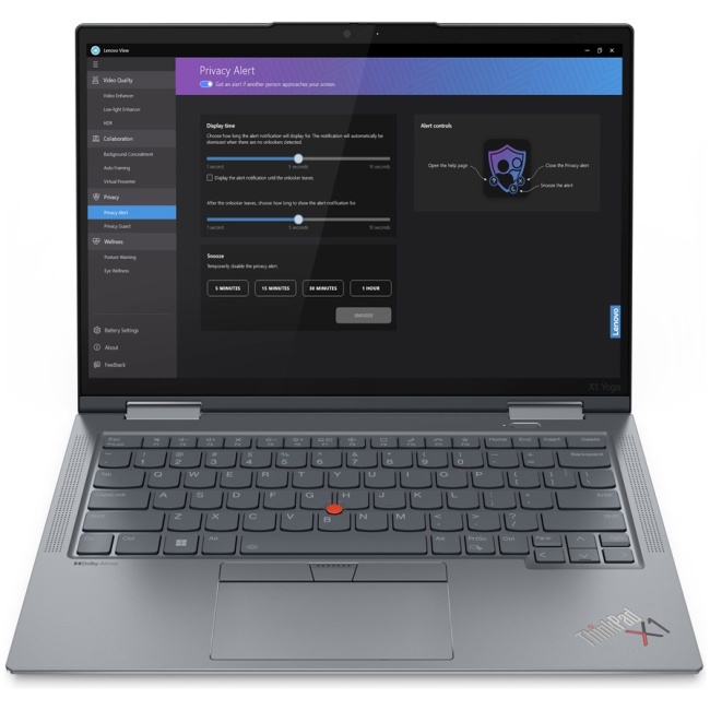 Lenovo ThinkPad X1 Yoga Gen 8 Intel® Core™ i7 i7-1365U Hybrid (2-in-1) 35.6 cm (14") Touchscreen WUXGA 32 GB LPDDR5-SDRAM 512 GB SSD Wi-Fi 6E (802.11ax) Windows 11 Pro English Grey New Repack/Repacked - Image 6