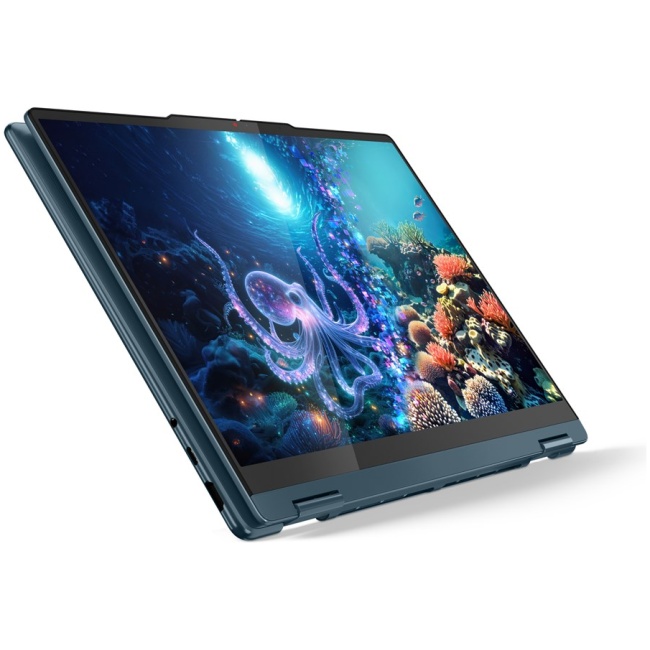 Lenovo Yoga 7 2-in-1 14AKP10 Copilot+ PC AMD Ryzen AI 5 340 Hybrid (2-in-1) 35.6 cm (14") Touchscreen WUXGA 16 GB LPDDR5-SDRAM 512 GB SSD Wi-Fi 7 (802.11be) Windows 11 Home Teal - Image 3