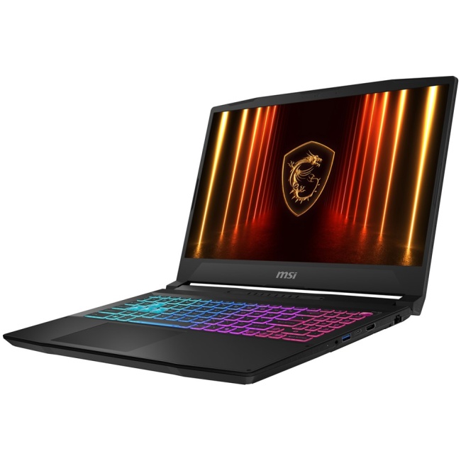 MSI Katana 15 HX B14WFK-605XPL Intel® Core™ i7 i7-14650HX Laptop 39.6 cm (15.6") Full HD 16 GB DDR5-SDRAM 512 GB SSD NVIDIA GeForce RTX 5060 Wi-Fi 6E (802.11ax) NoOS Black