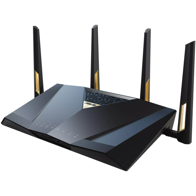 ASUS Router Wi-Fi 7 BE7200 Dual Band Quad 2.5GbE Dual 10G Ports SFP+ MLO VPN AiProtection Pro Guest-Network Pro RT-BE88U - Image 2