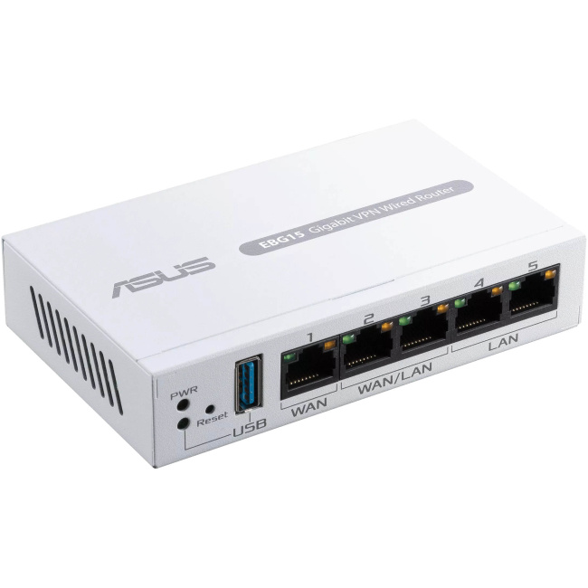 ASUS Router Wired 5-Ports Gigabit VPN Load Balancing Up to 3x WAN VLAN Firewall AiProtection Pro EBG15 - Image 3