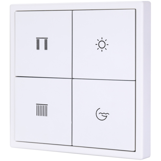 HDL Panel TILE SERIES Ivory White 4 Button V2.1 - Image 2