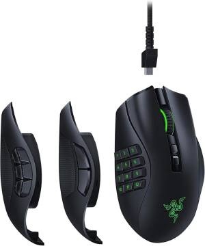 Razer Mouse Gaming Naga Pro+ Piastre Laterali Black
