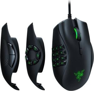 Razer Mouse Gaming Naga Trinity + Piastre Laterali Black